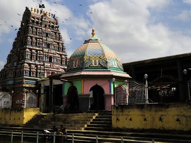 Thiruvinnagar (Oppiliappan Koil) — Oppiliappan (Uppiliappan) & Bhoomidevi Nachiyar (Photo #2)